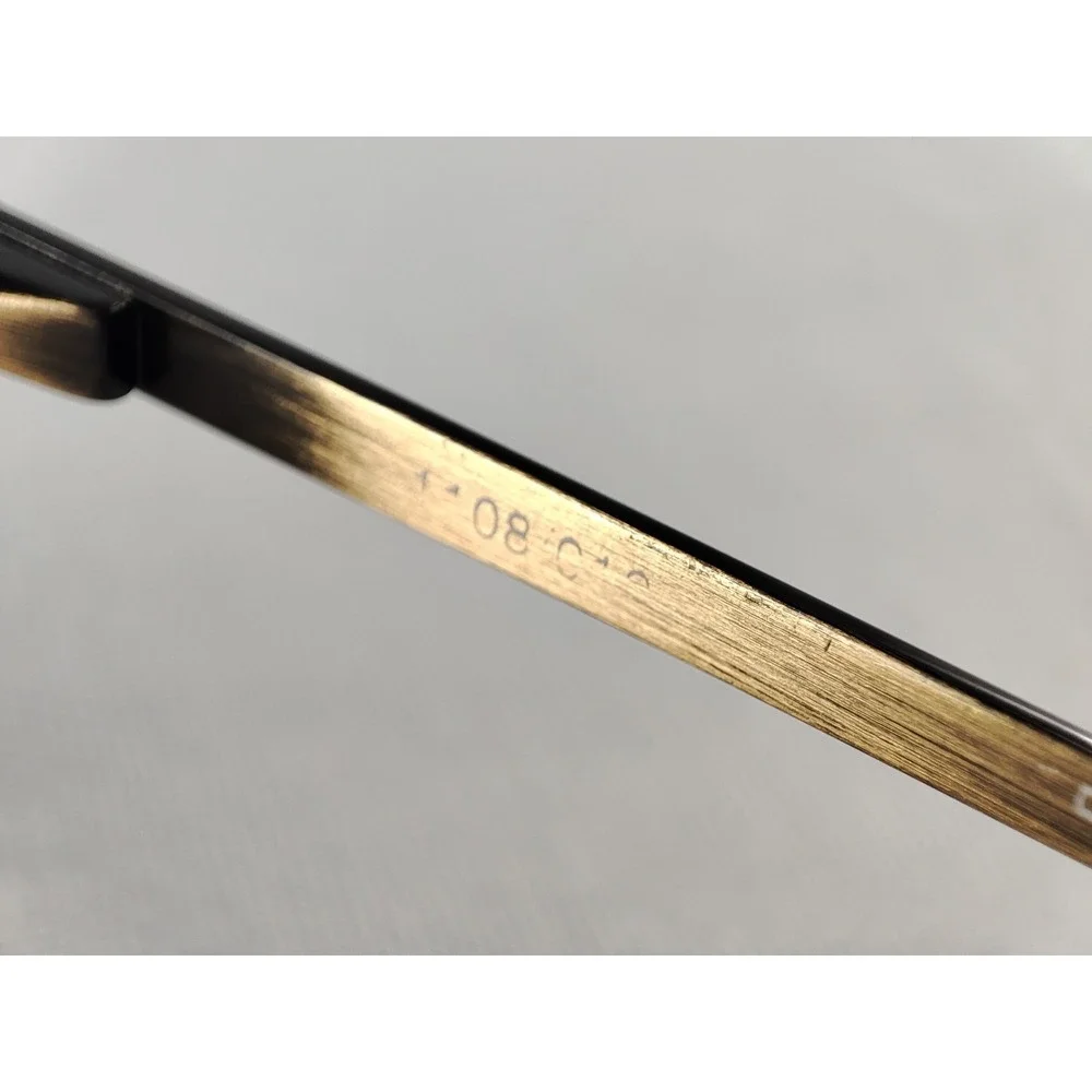 VTG Revo 4108 Aviator Sunglasses *Frames Only* Italy‎ Antique Gold Double Bridge